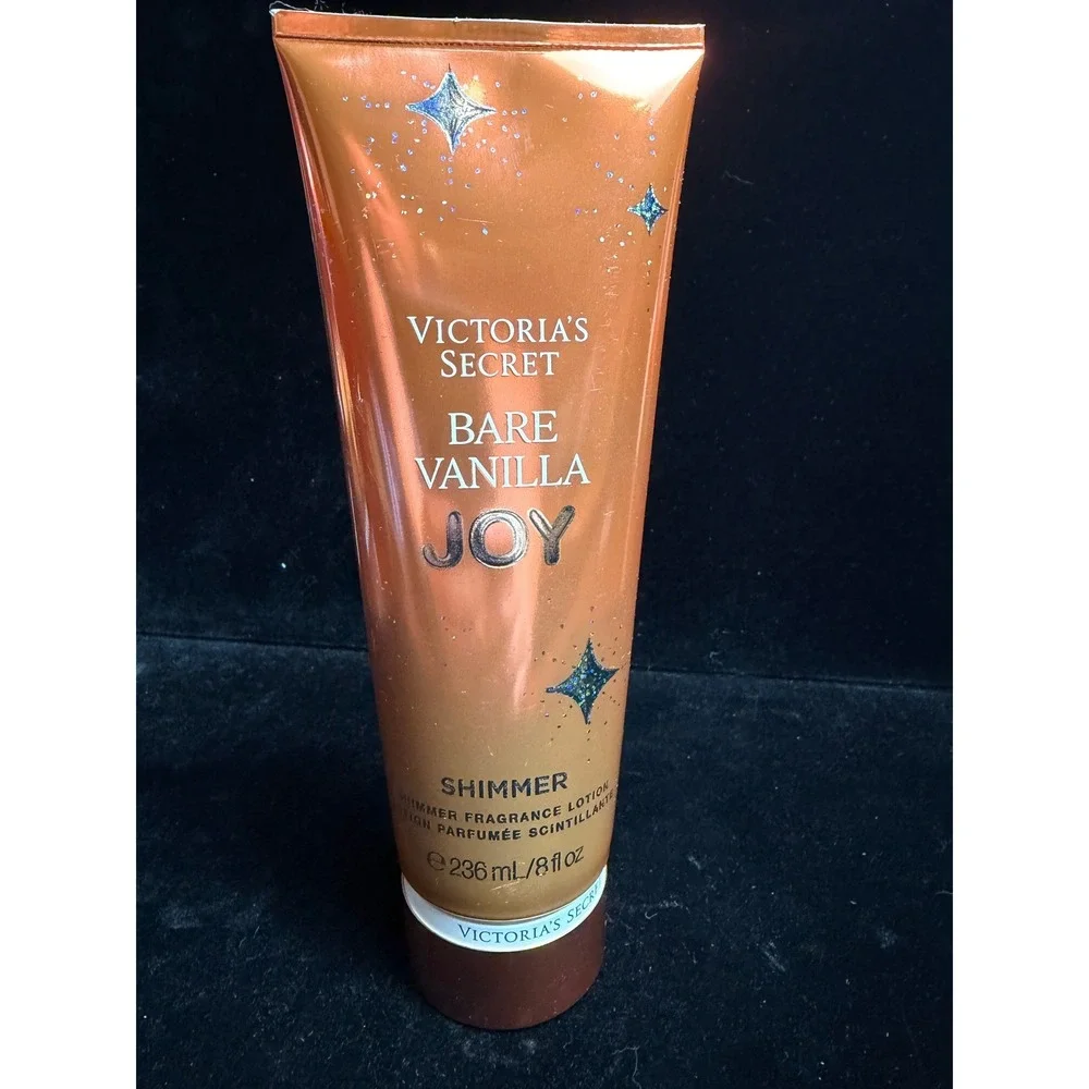 Victoria's Secret Bare Vanilla Joy Shimmer Fragrance Lotion 8oz Holiday‎ Edition